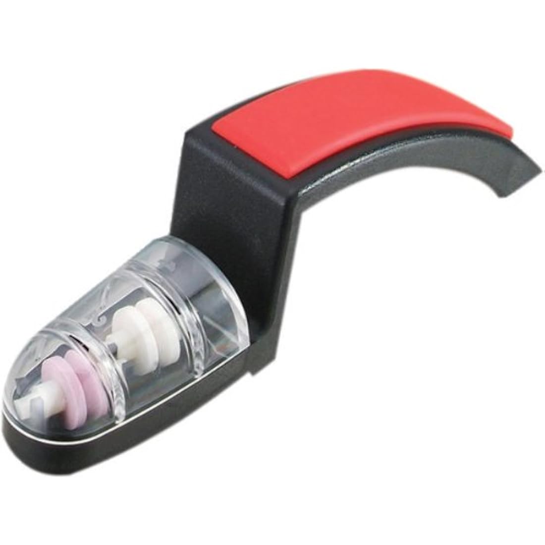 Shinkansen Water Knife Sharpener – Ceramic Dual Wheel – Black and Red