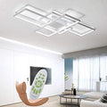 Jsz LED Dimmable Ceiling Light – Modern Metal & Acrylic Remote Control Lamp