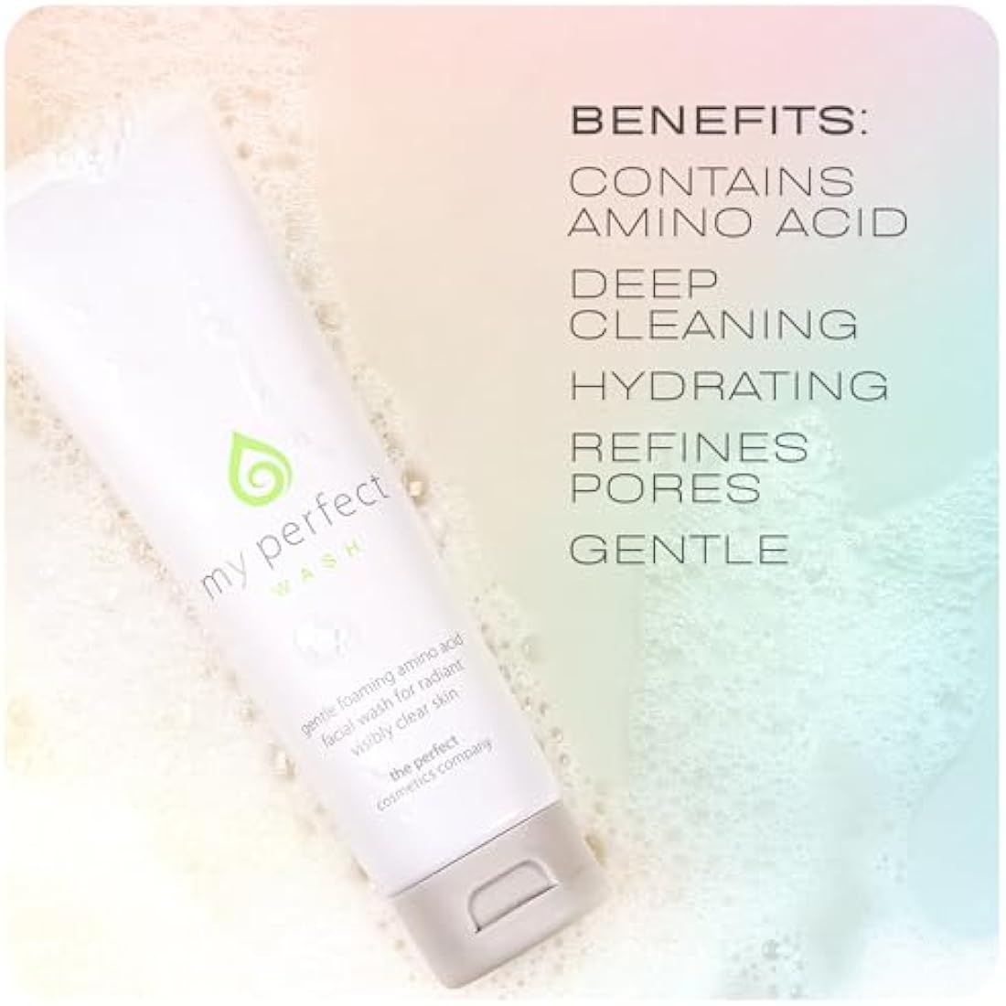 My Perfect Wash – Amino Acid Foaming Facial Cleanser for Sensitive Skin
