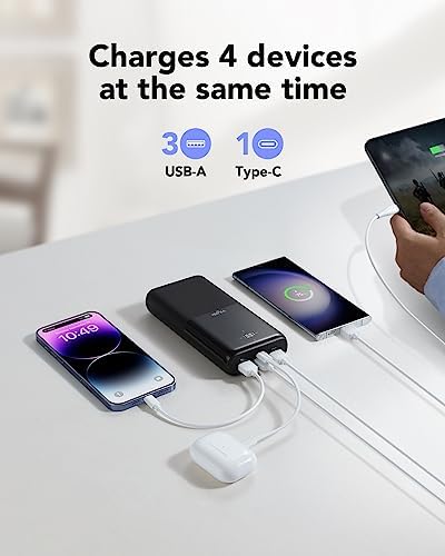 VIYISI 30000mAh Power Bank – 22.5W Fast Charging USB C Portable Charger