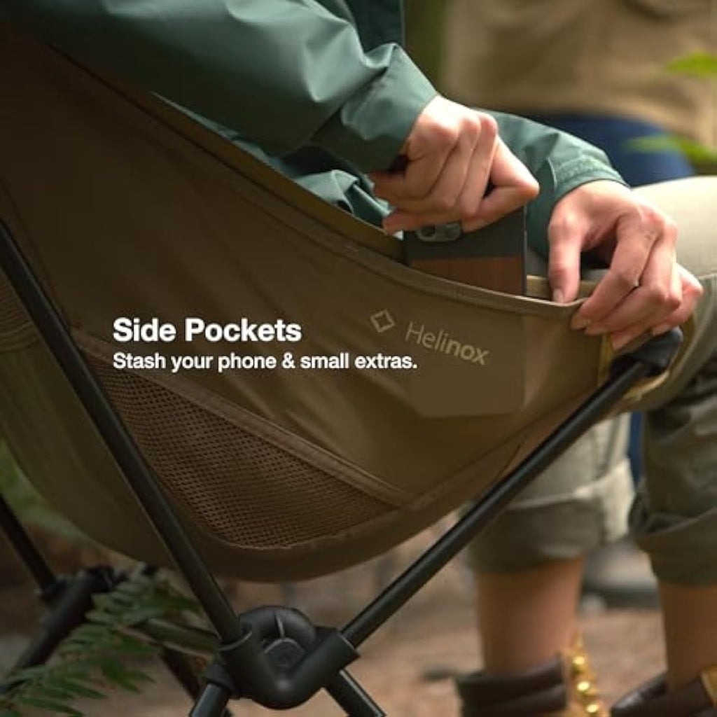 Helinox Sunset Chair – High-Back Lightweight Camping Chair, Tiger Camo