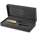 Parker 51 Fountain Pen – Deluxe Plum with 18k Gold Nib Gift Set