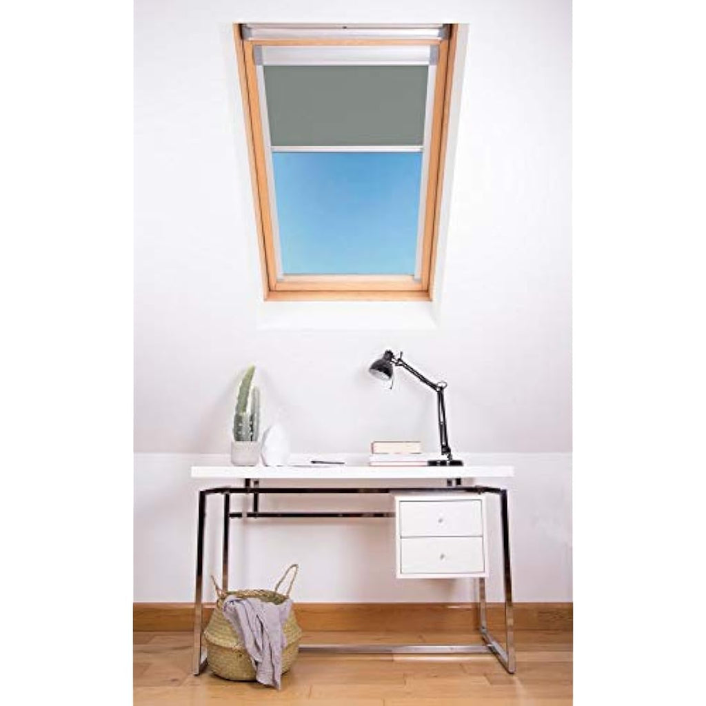 Jolof Store Blackout Skylight Blind for Velux C04 Windows – Pewter