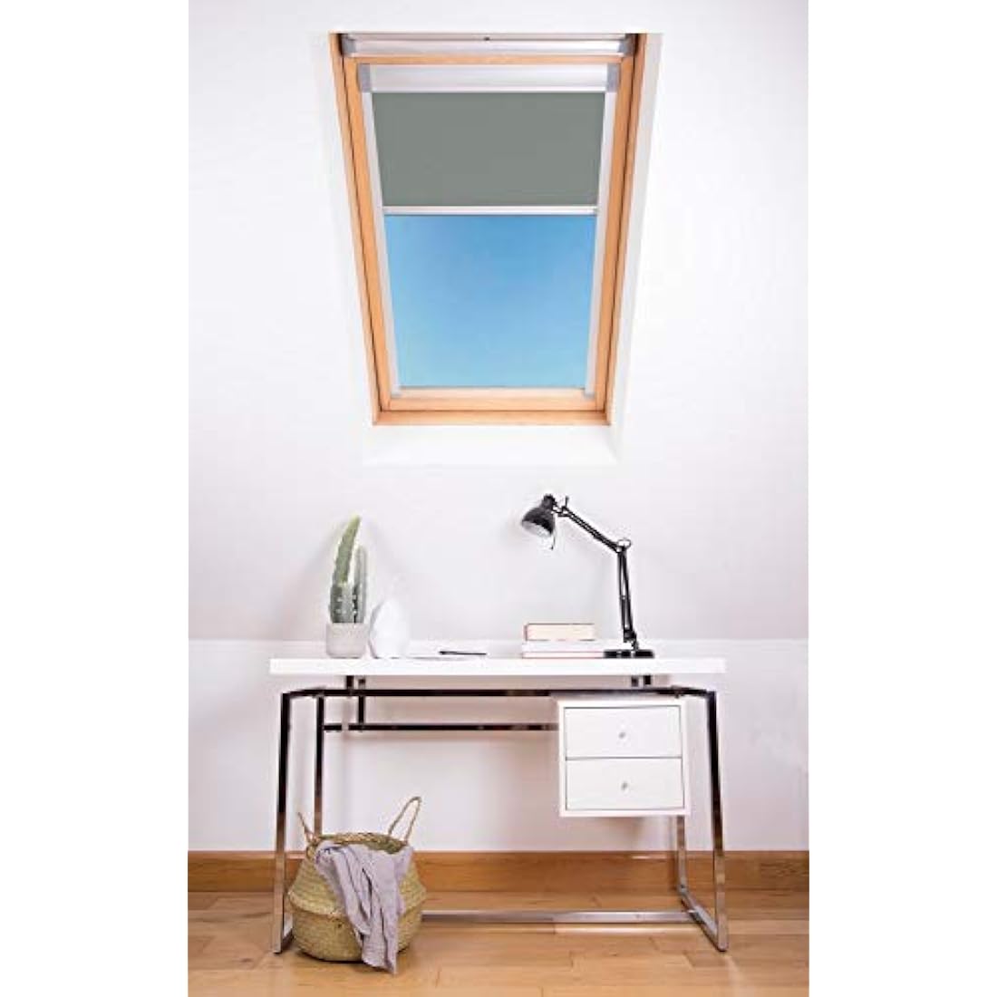 Jolof Store Blackout Skylight Blind for Velux C04 Windows – Pewter