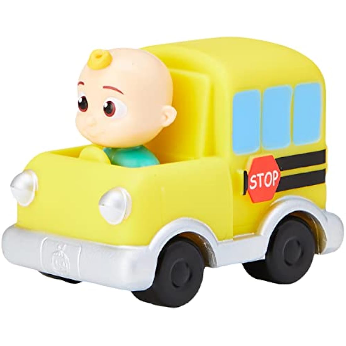 CoComelon JJ School Bus Mini Vehicle – Freewheeling Toy Car for Toddlers