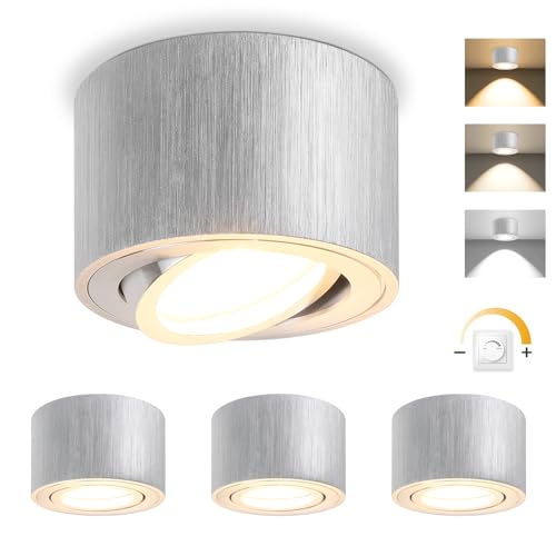 GeyouLux Dimmable LED Spotlight – 5W 3CCT Adjustable Ceiling Light