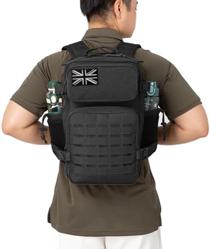 Military Tactical Backpack – Molle Hiking Rucksack 45L