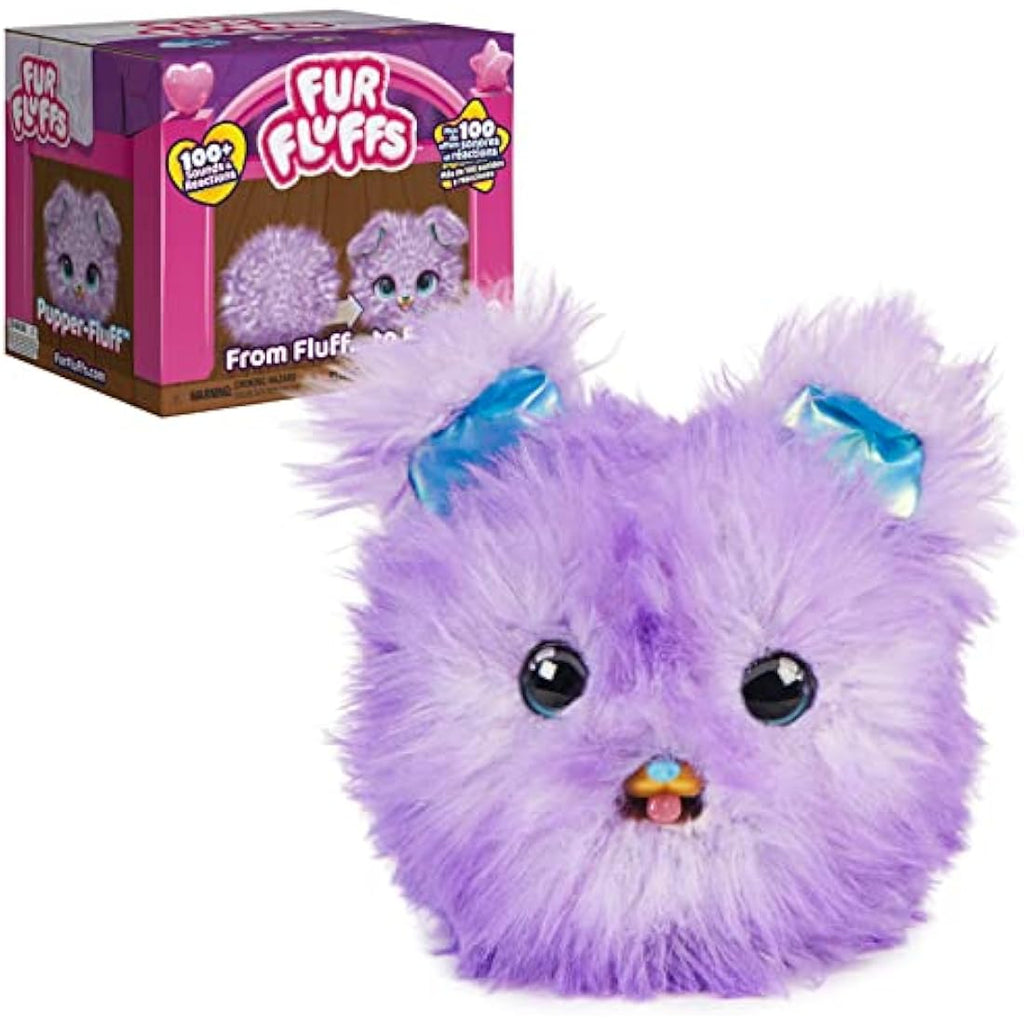 Fur Fluffs Pupper-Fluff Interactive Toy Pet – 100+ Sounds & Reactions