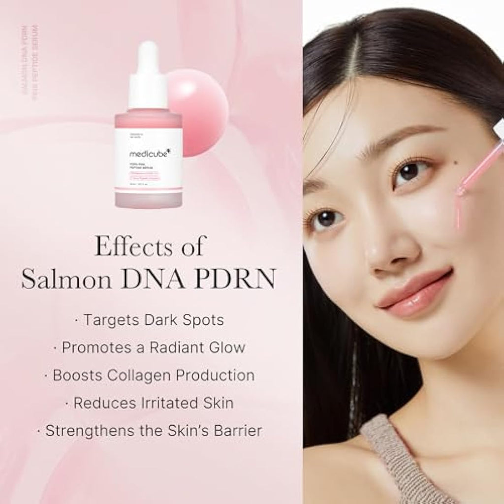 Medicube PDRN Pink Peptide Serum – Firming & Barrier Repair 30ml
