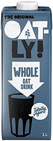 Oatly Whole Oat Milk - 1L Dairy Free Plant Based Drink (Pack of 6)