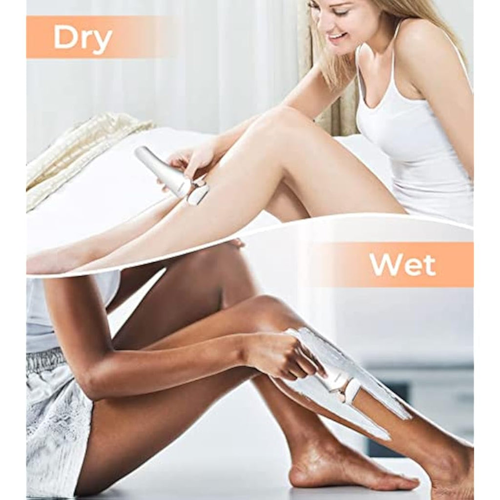 PRITECH Electric Shaver for Women – Cordless Wet & Dry Lady Razor