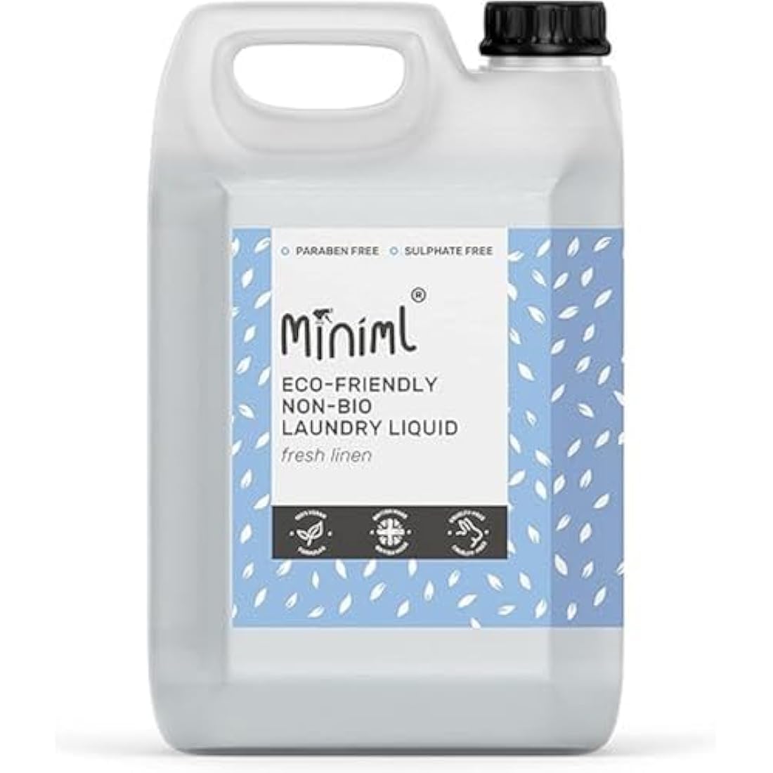 Miniml Eco Laundry Liquid – Fresh Linen Non Bio Detergent 5L Refill
