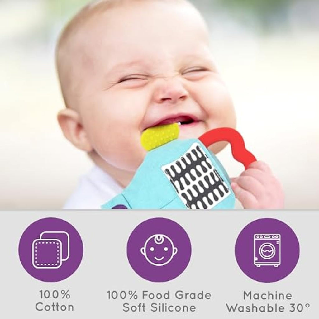 Gummee Glove Baby Teething Mitten – Detachable Silicone Teether (3-6 Months)