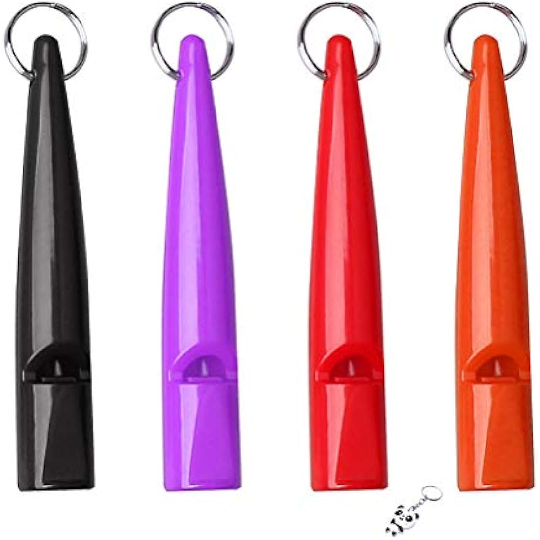 4 Pcs Professional Dog Whistles with Lanyard for Training