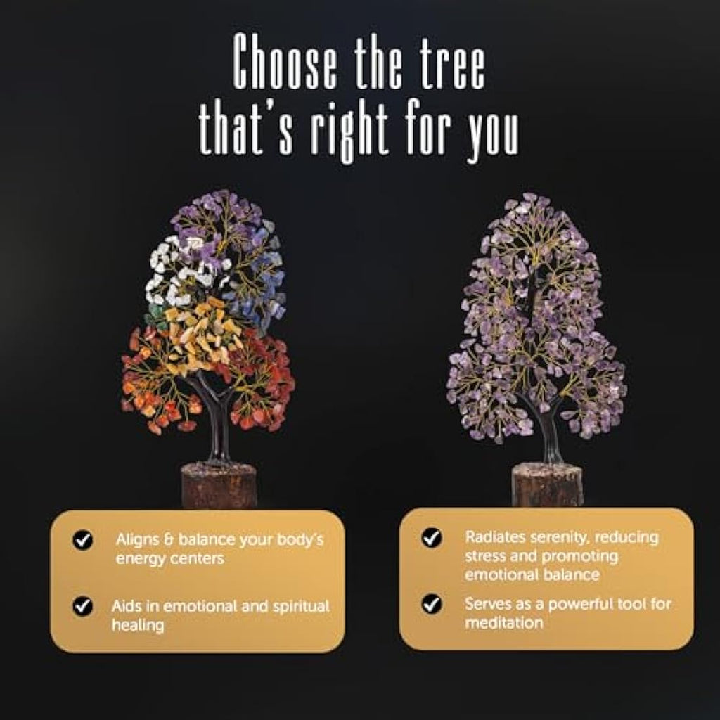 Seven Chakra Tree of Life – Healing Crystal Feng Shui Money Tree