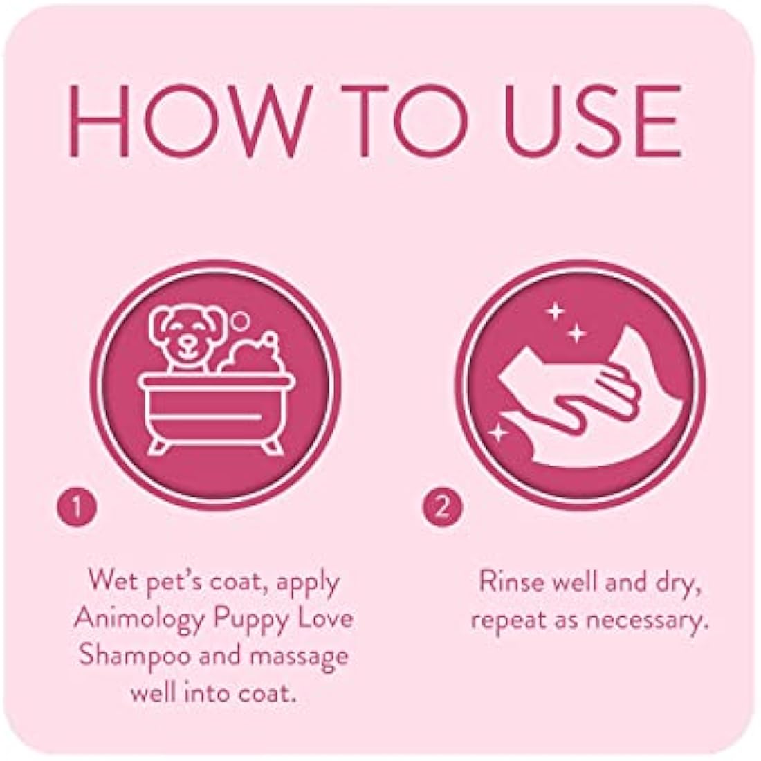Animology Puppy Love Dog Shampoo – Gentle Cleanser for Puppies, 2.5L