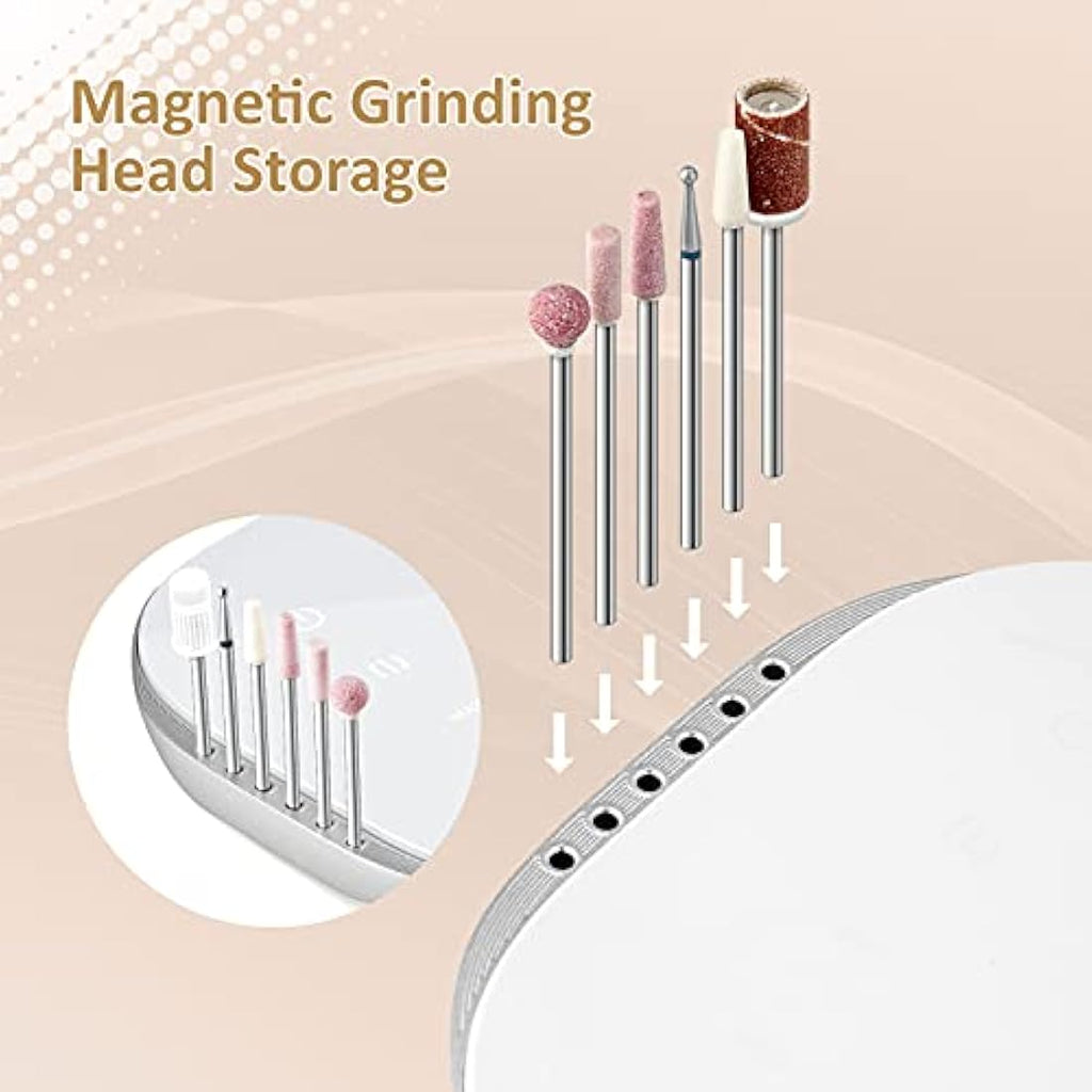 Madenia Professional Electric Nail Drill - 35000 RPM LCD Touch Screen
