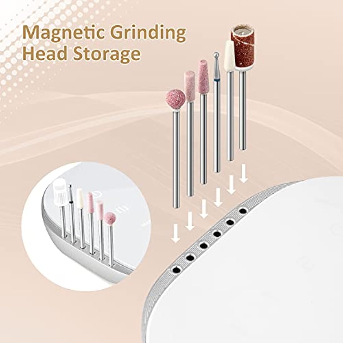 Madenia Professional Electric Nail Drill - 35000 RPM LCD Touch Screen