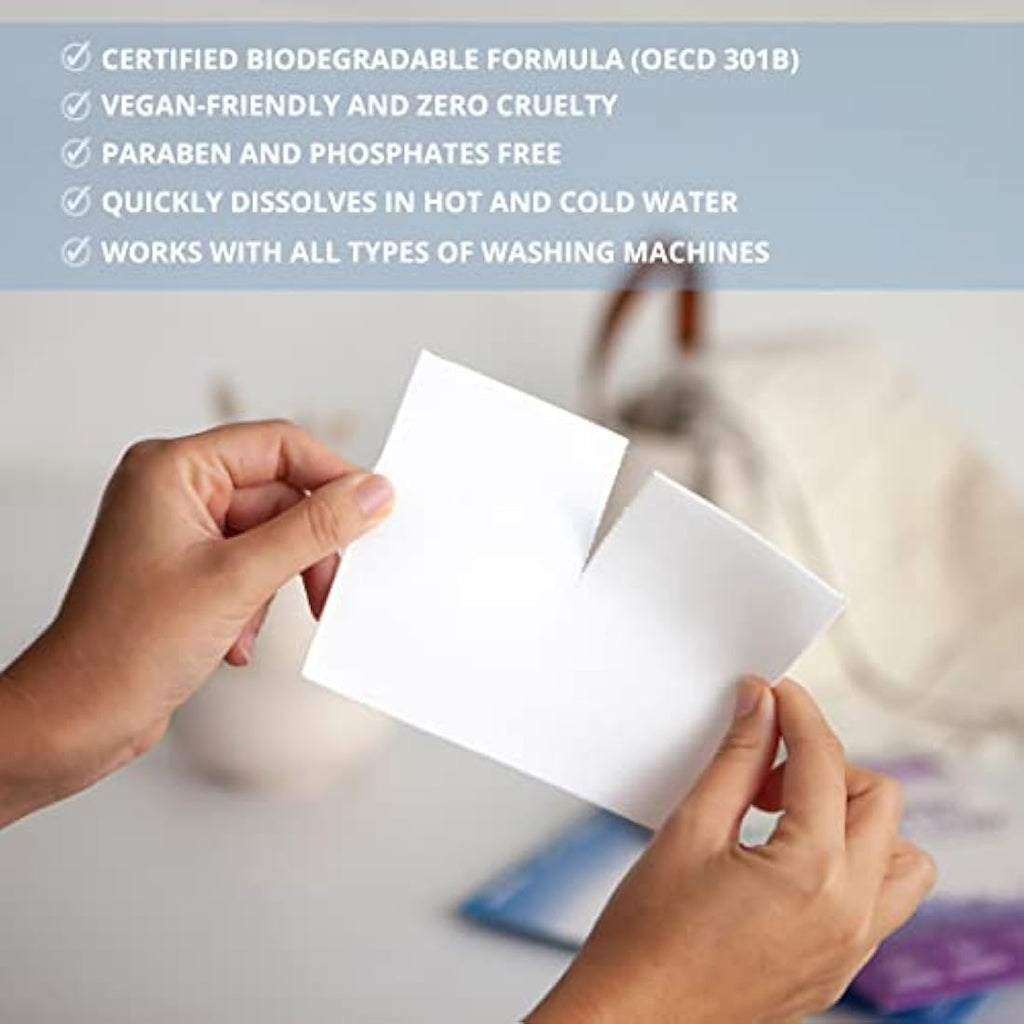 Proto Future Eco-Friendly Laundry Detergent Sheets - Lavender (200 Washes)