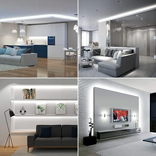 Lepro LED Strip Lights – 5M Cool White 6000K Bright Daylight Tape