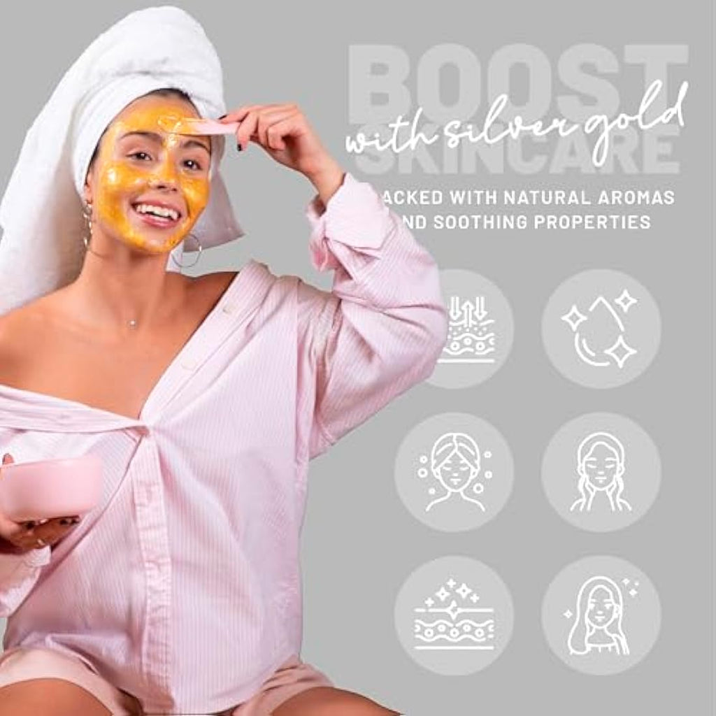 BRÜUN White Gold Glycolic Acid Jelly Mask - Hydrating Peel-Off Rubber Mask