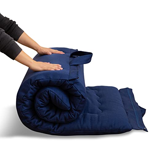 MAXYOYO Portable Foldable Futon Mattress | High-Density Foam Floor Pad