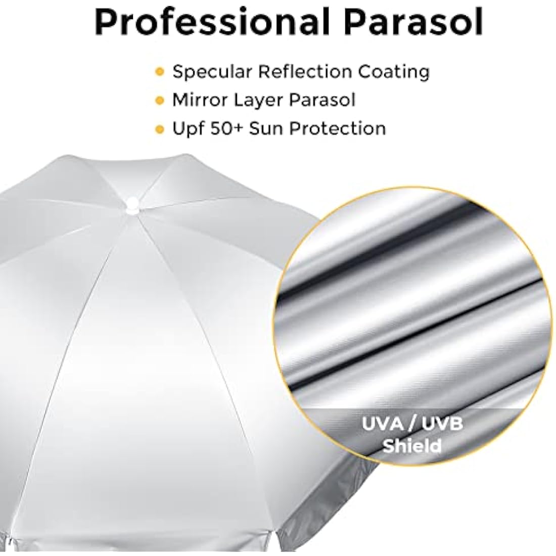 G4Free UPF 50+ Universal Clamp On Umbrella | Adjustable UV Sun Shade