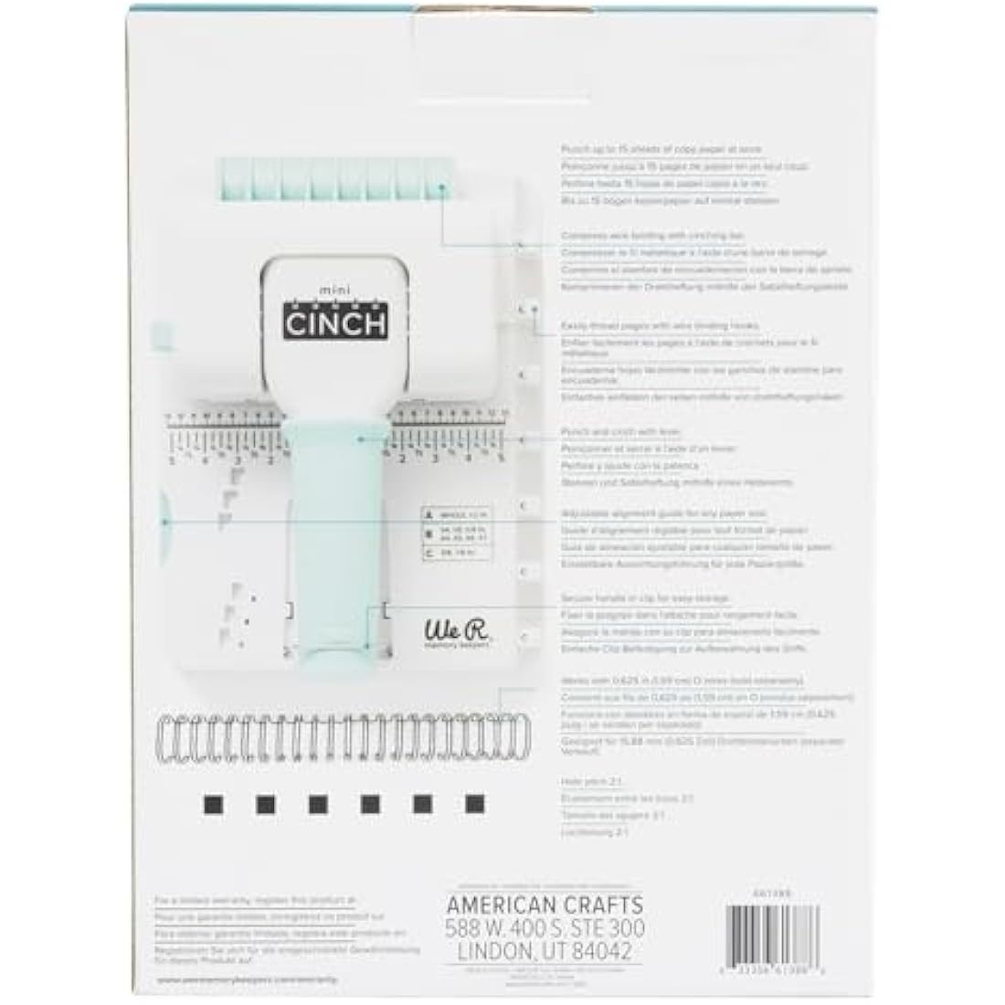 We R Memory Keepers Mini Binding Tool for Journals and Mini Albums