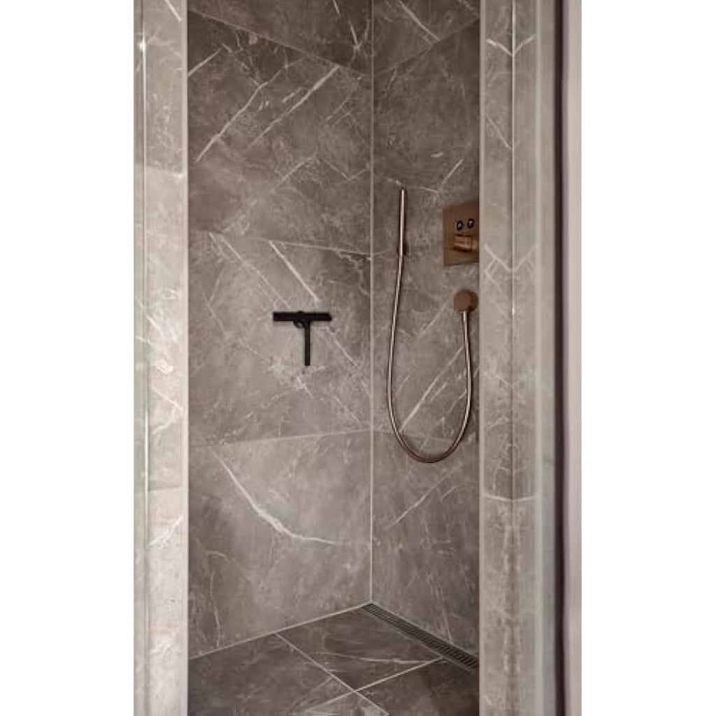 Zone Denmark Solo Shower Squeegee with Magnetic Holder - Black, 21cm
