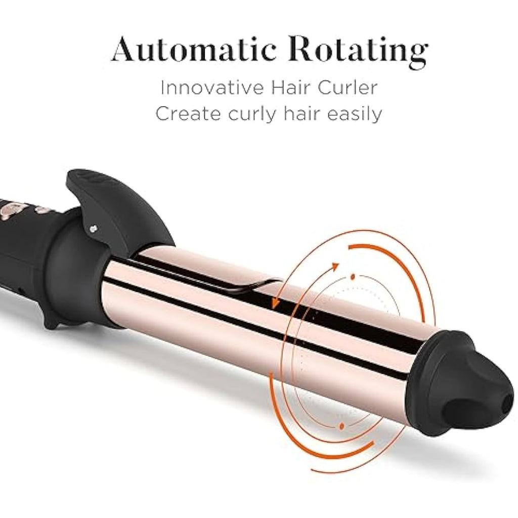 PARWIN PRO BEAUTY 25mm Automatic Rotating Hair Curler | Nano Titanium Wand