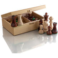 Jolof Store Staunton No. 5 Wooden Chess Pieces with Natural Wood Box