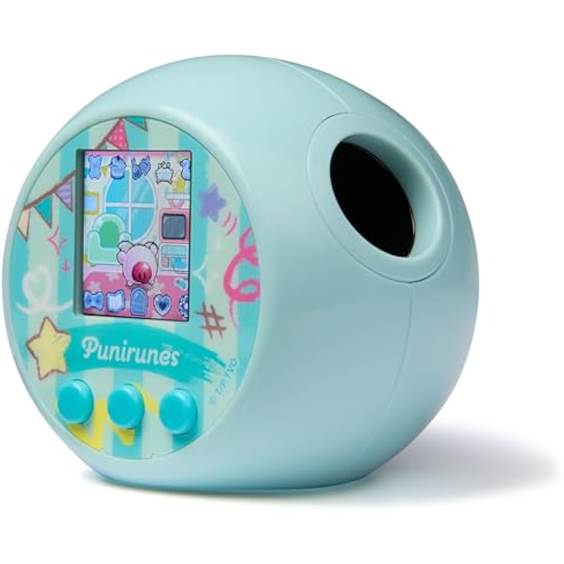 Punirunes Interactive Digital Pet Toy – 55 Squishy Characters & Color Display