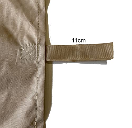 Quick Star Gazebo Side Wall – Sand Polyester with PVC Window, 2 Pack