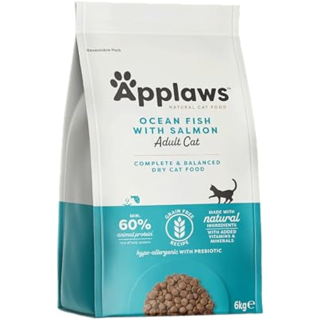 Applaws Grain Free Dry Adult Cat Food | Ocean Fish & Salmon - 6kg