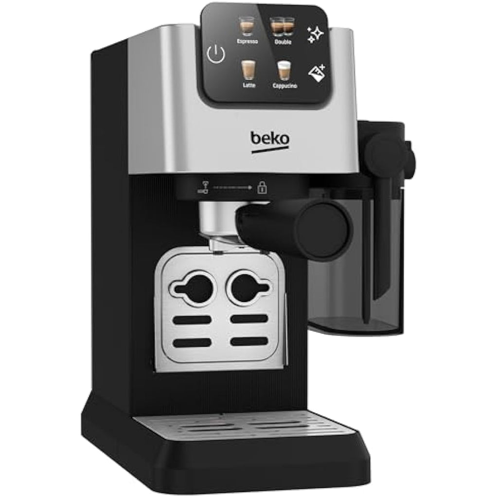 Beko CaffeExperto CEP5304X Espresso Machine | 15 Bar & Milk Jug - Silver
