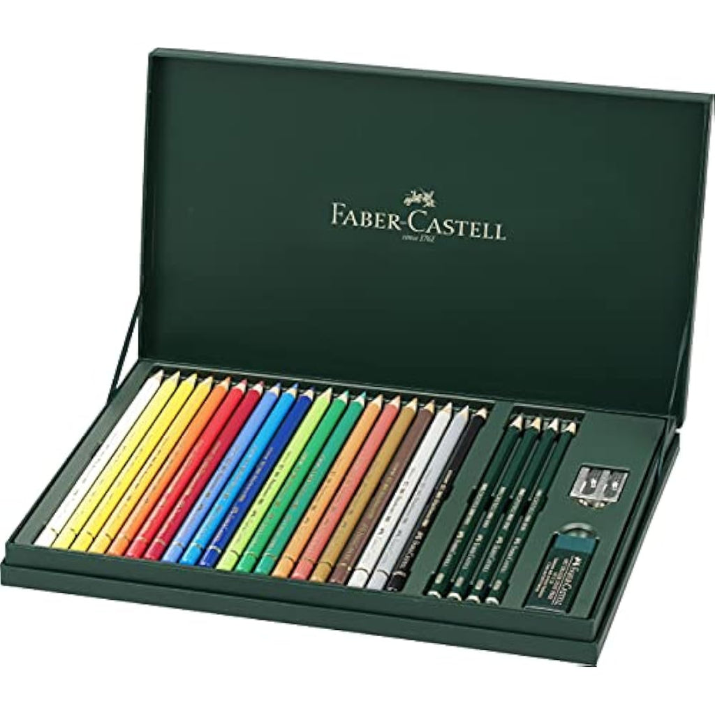 Faber-Castell Polychromos Colour Pencil Gift Set – Multicoloured Art Set