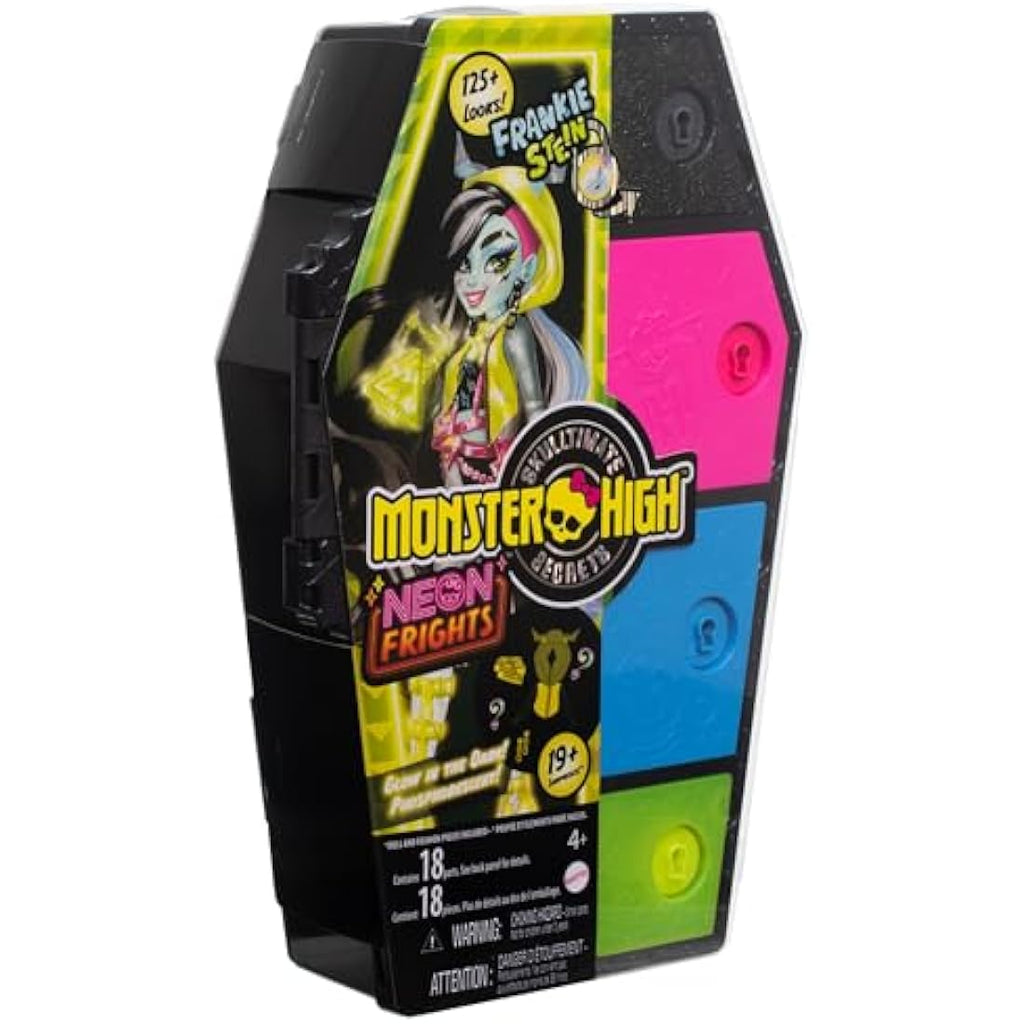 Monster High Frankie Stein Doll – Skulltimate Secrets Neon Frights