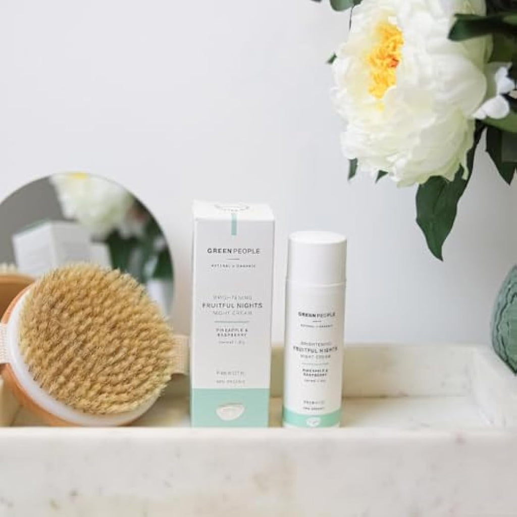 Green People Fruitful Nights Night Cream | Organic Rosehip & Prebiotics