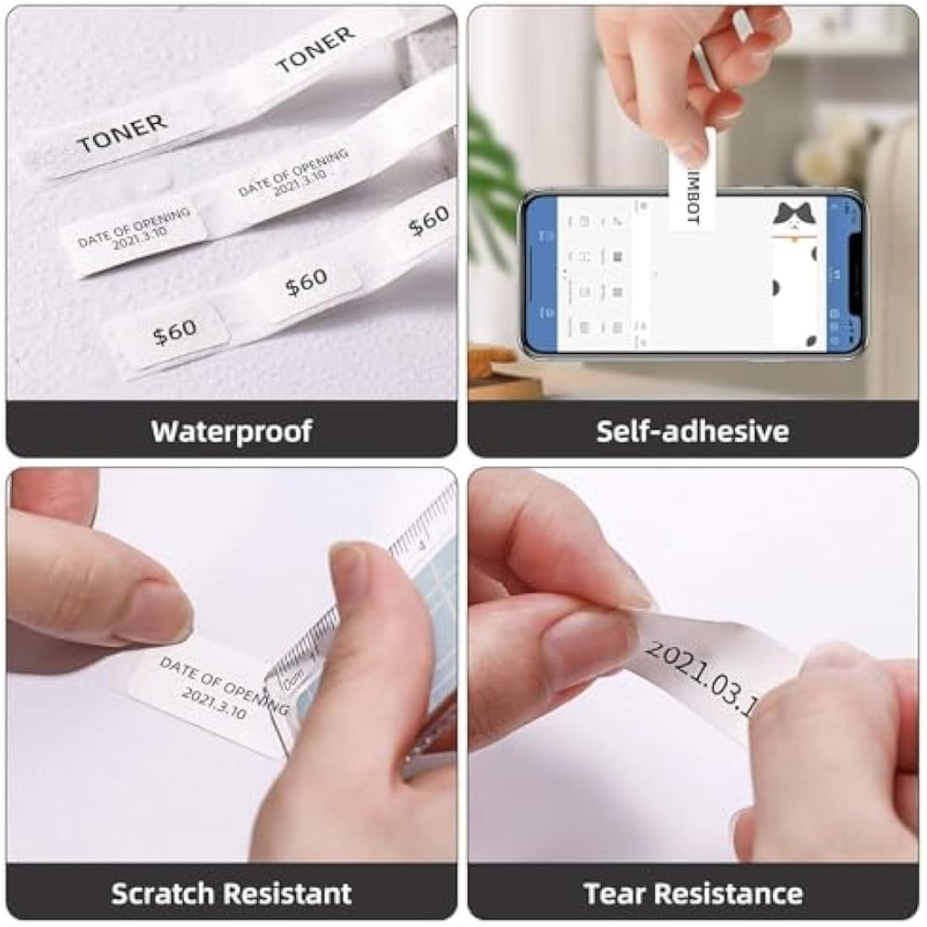 NIIMBOT Thermal Labels 15x50mm | Waterproof Sticker Paper for D11 D110