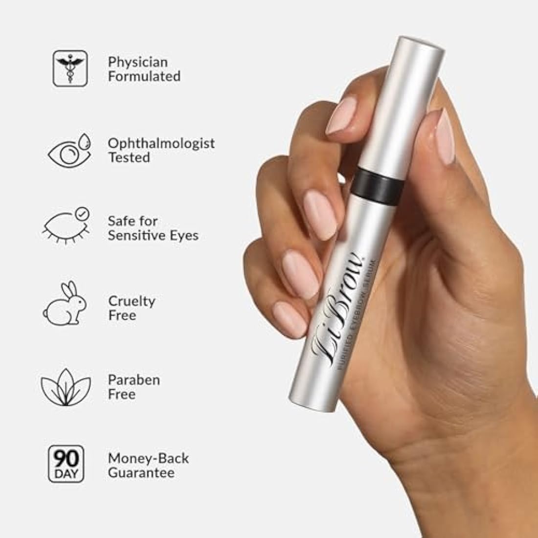 LiBrow Purified Eyebrow Serum – 6mL Growth Enhancer for Thicker Brows