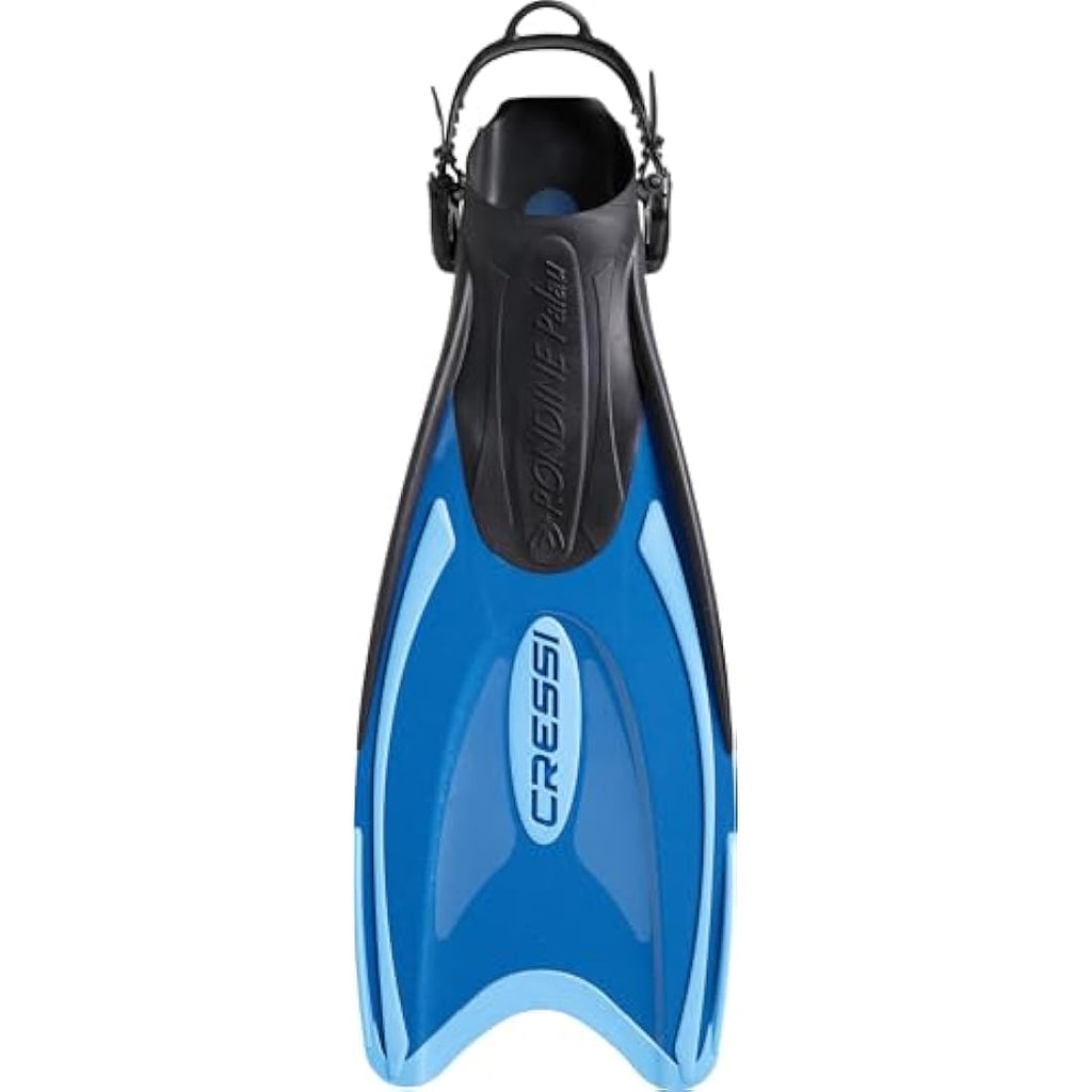 Cressi Palau LAF Adjustable Snorkeling Fins | Long Blade Open Heel