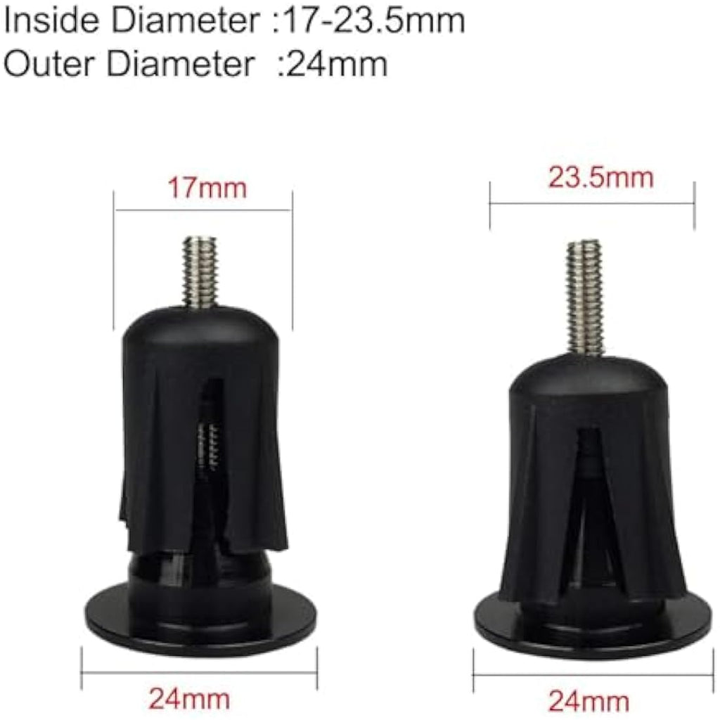PLATT Non-Slip Rubber Bike Handlebar Grips | Aluminum Double Lock MTB BMX