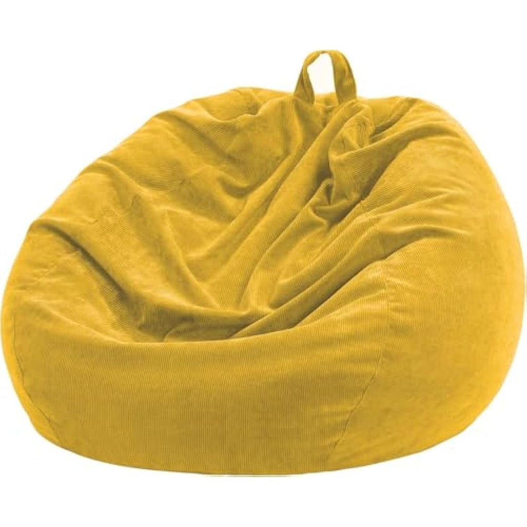 Nobildonna Corduroy Bean Bag Chair Cover | 300L Stuffed Animal Storage