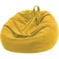 Nobildonna Corduroy Bean Bag Chair Cover | 300L Stuffed Animal Storage