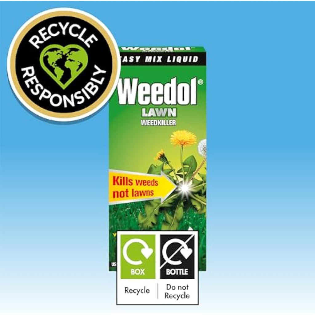 Weedol Concentrated Lawn Weedkiller | Kills Dandelions & Clover | 500ml