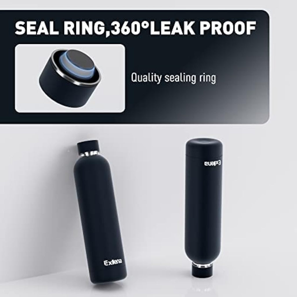 Exllena Insulated Water Bottle – 1L Stainless Steel Leakproof Flask