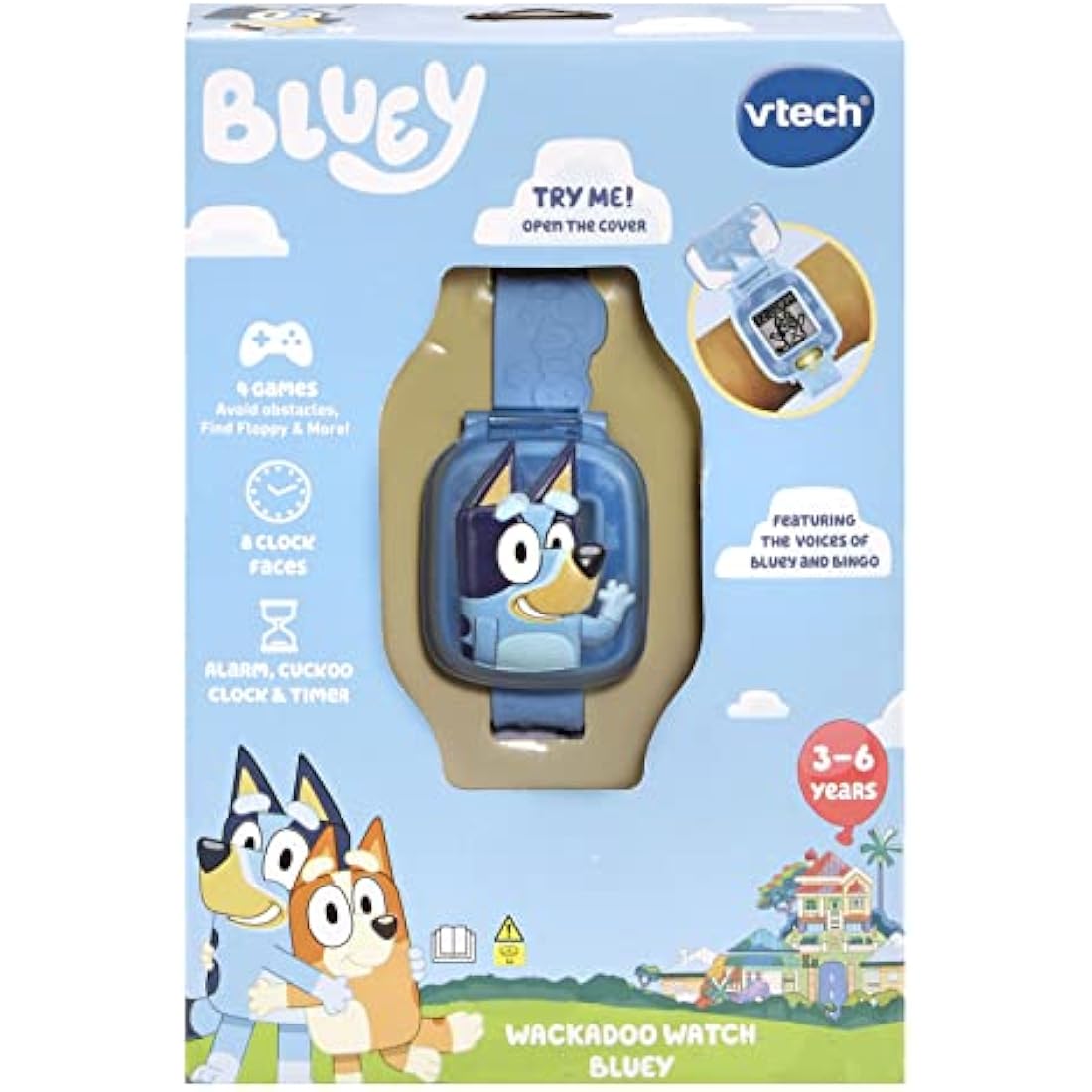 VTech Bluey Wackadoo Watch | Kids Interactive Educational Smartwatch