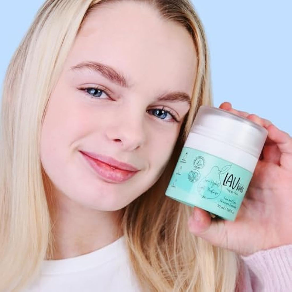 Lav Kids Skincare Bundle - Natural Foaming Cleanser & Face Moisturiser