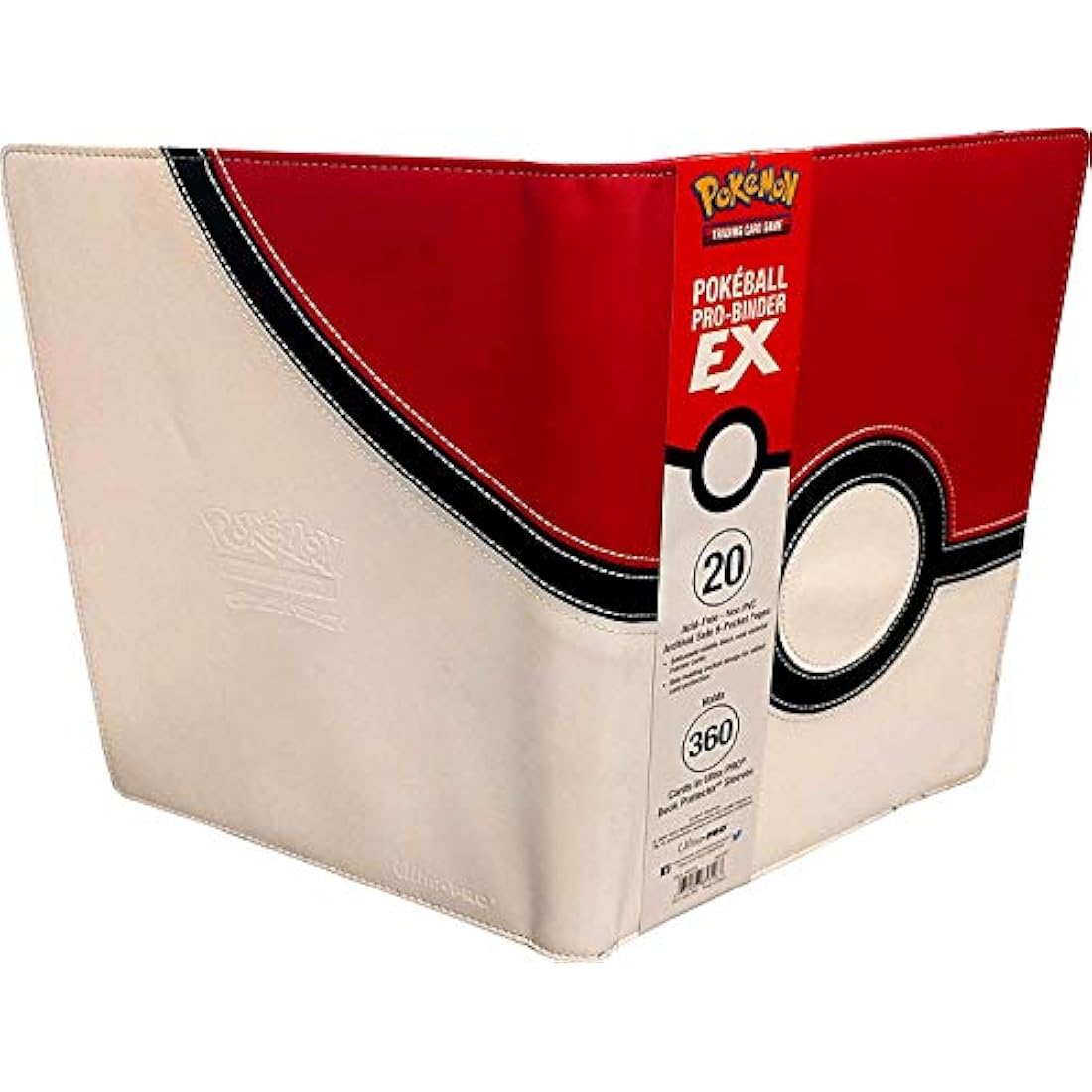 Ultra Pro Pokemon Poke Ball 9-Pocket Premium Leatherette Card Binder