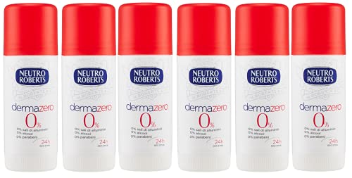 Neutro Roberts Derma Zero Deodorant Stick - Hypoallergenic 40ml (6 Pack)